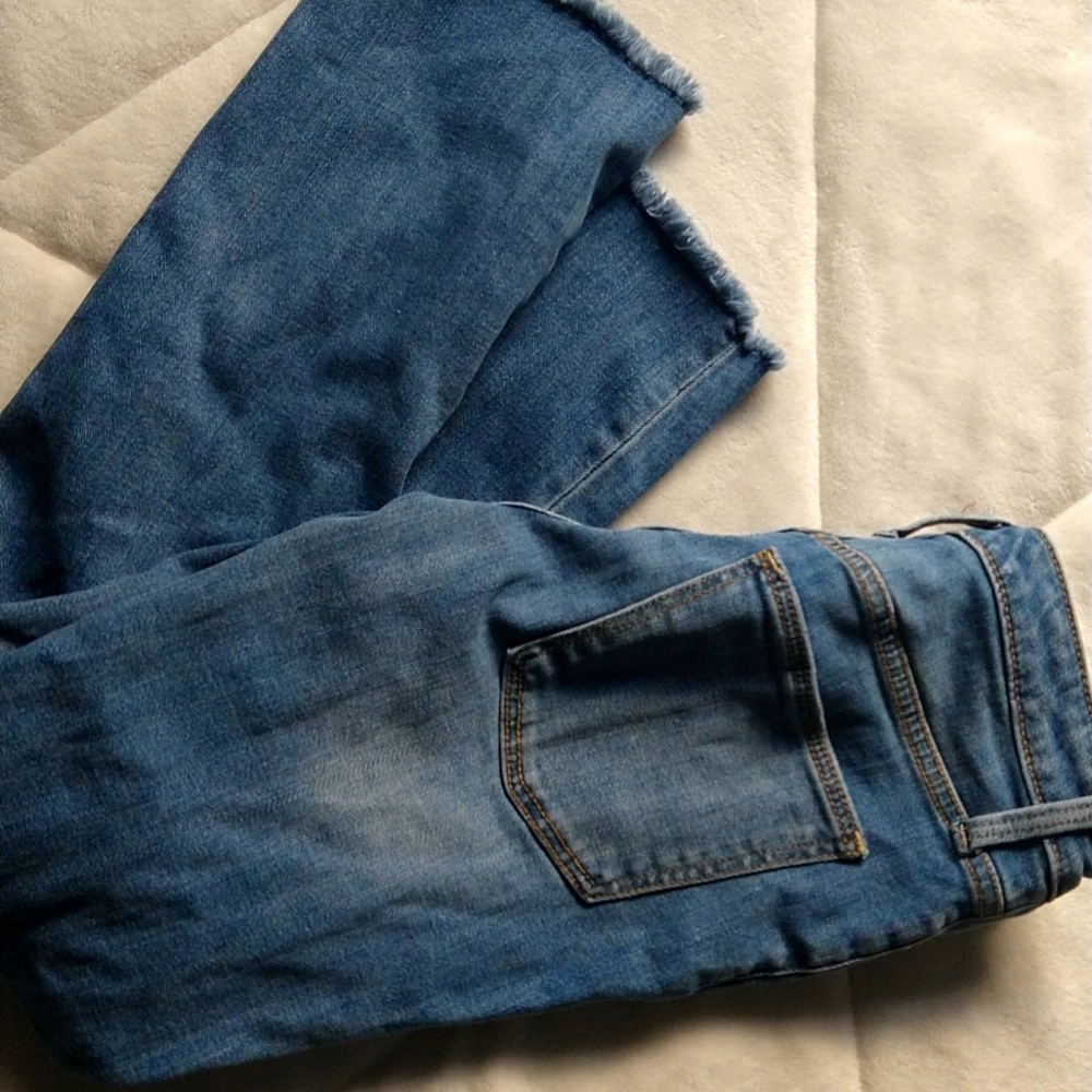 24 Waist Slip Straight Jeans